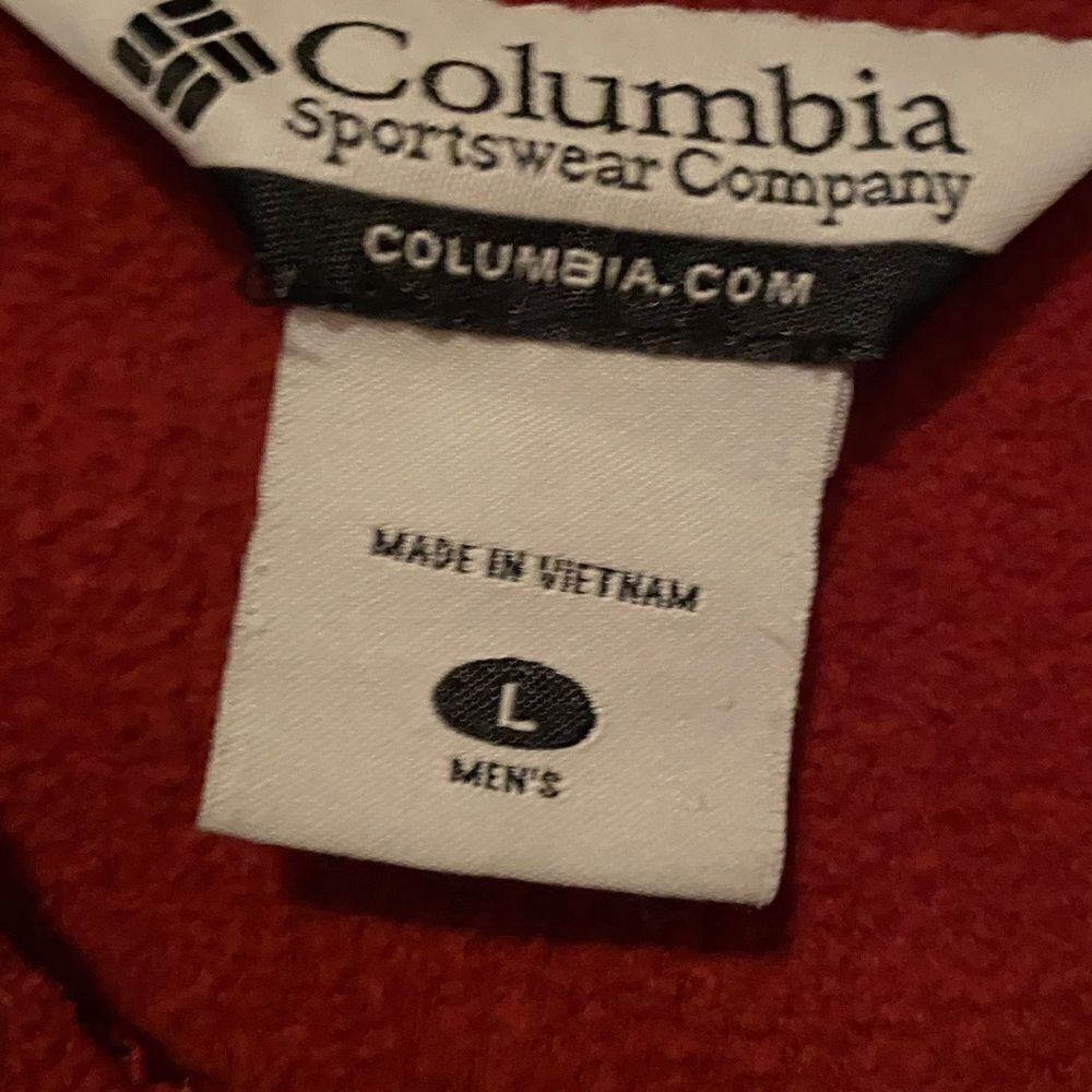 Columbia Fleece Jacket Size Large - Picture 9 of 9